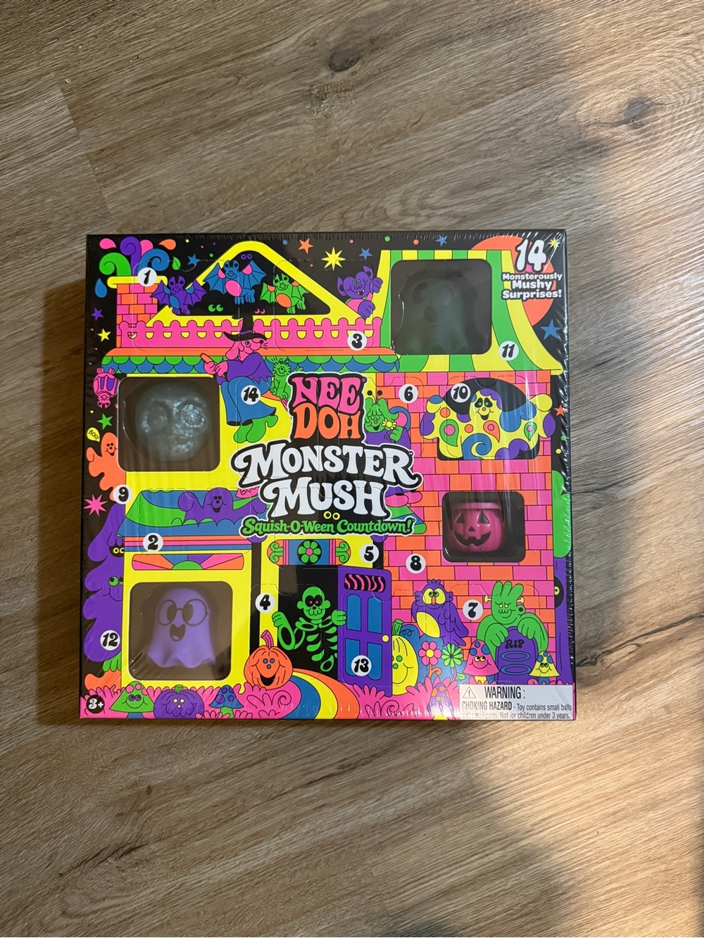 Viral Needoh Monster Mush Squish-O-Ween countdown Halloween